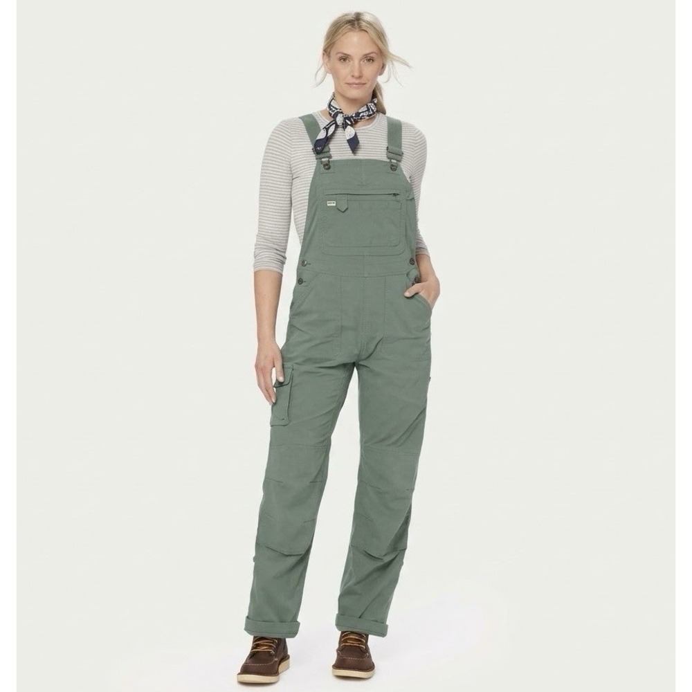 Duluth Heirloom Gardening Bib Overalls Cargo Carpenter Nylon Women's XXS x 31